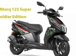 Tvs ntorq 125 super soldier edition