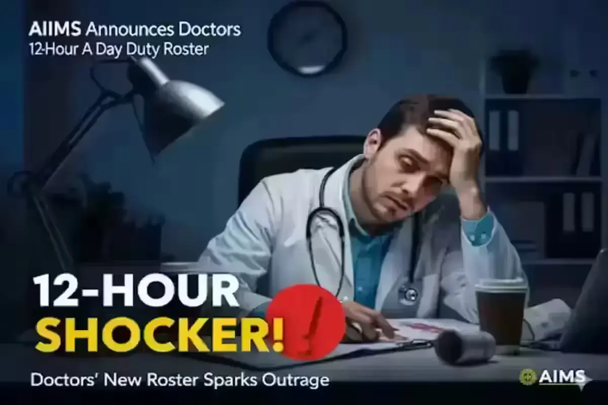 AIIMS Shocks India: Doctors Now Work 12-Hour Shifts – What It Means for Health & Patients! AIIMS Announces Doctors 12-Hour Rosters