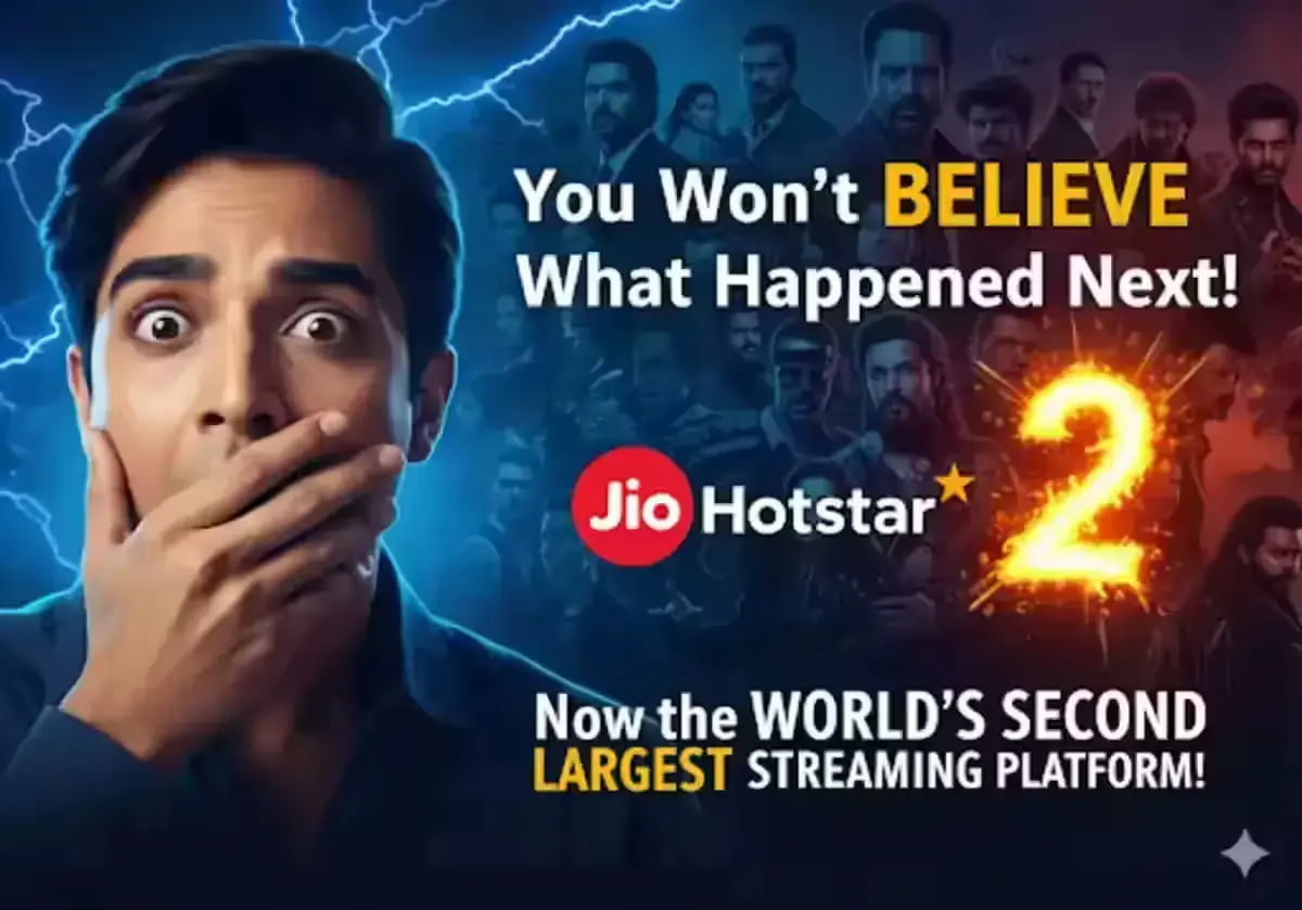 JioHotstar worlds second largest streaming platform