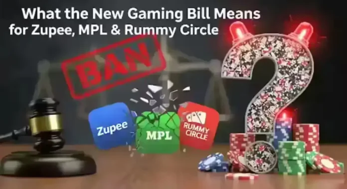 Online Gambling Ban What the New Gaming Bill Means for Zupee MPL Rummy Circle