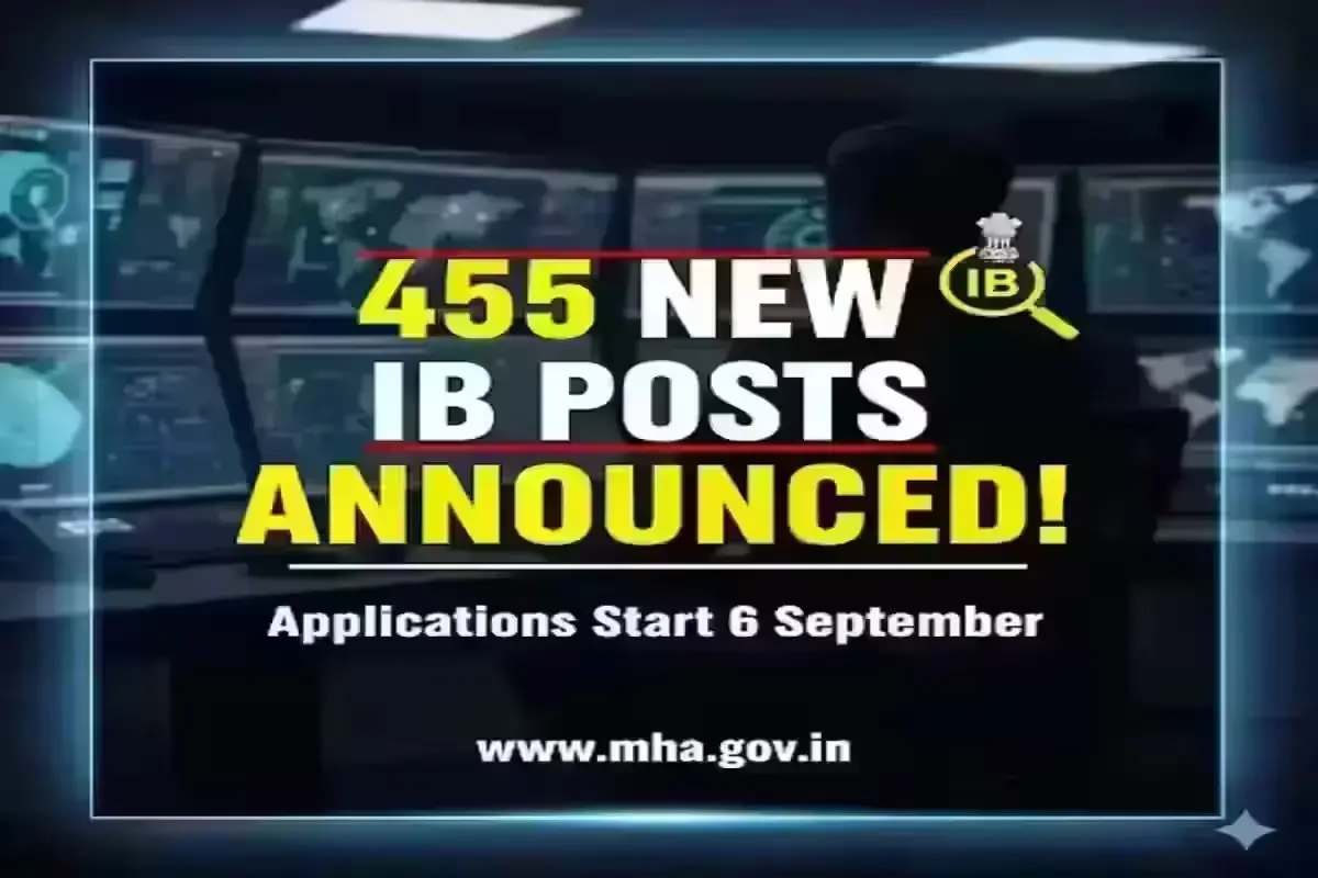 455 New IB Posts Announced