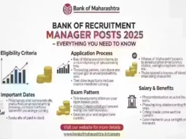 Bank of Maharashtra Recruitment Manager Posts 2025
