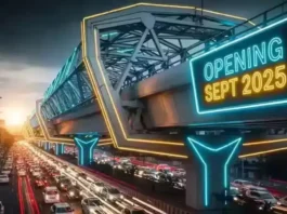 Chennai's first steel flyover