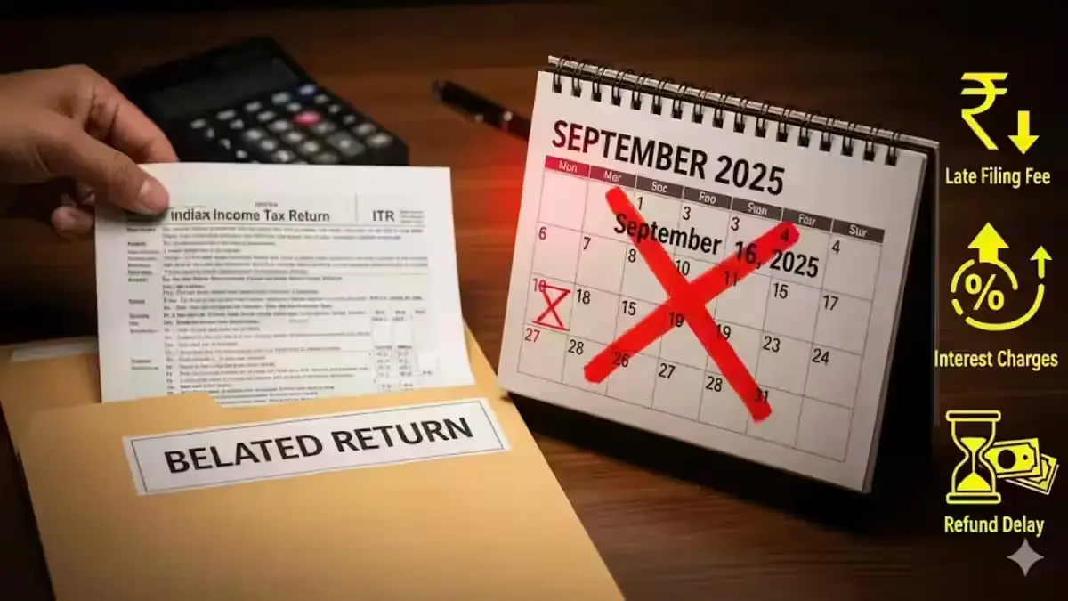 Consequences of filing a belated return after the September 16 deadline: