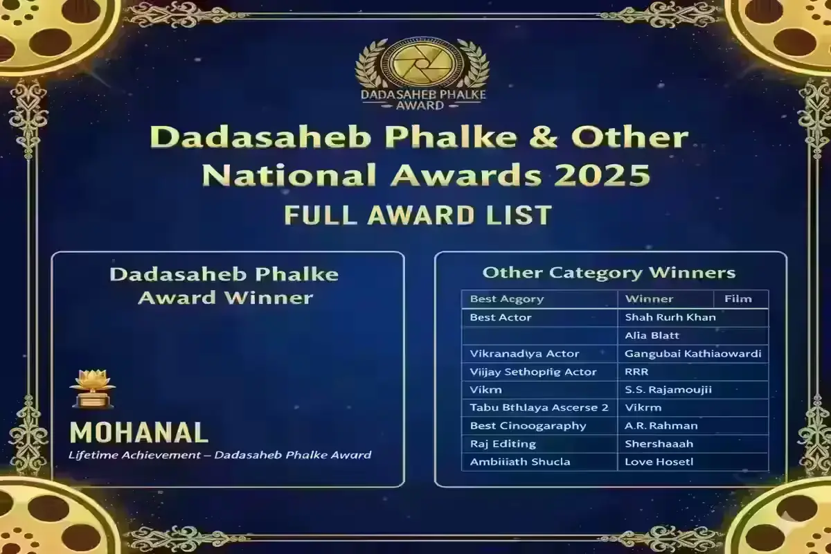 Dadasaheb Phalke Award Winner Full Award List