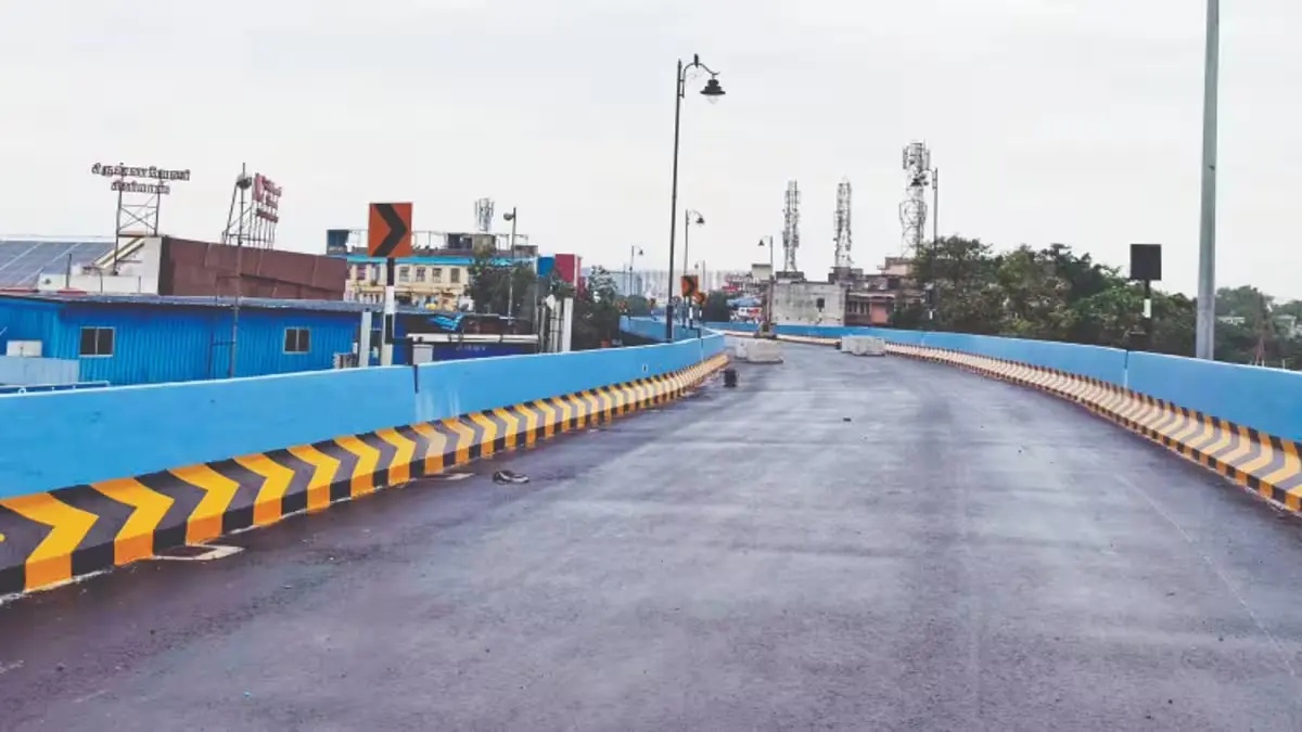GCC Chennai's first steel flyover