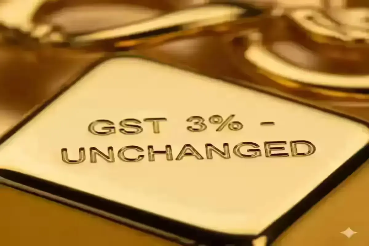 GST on Gold Remains Unchanged at 3 Percent