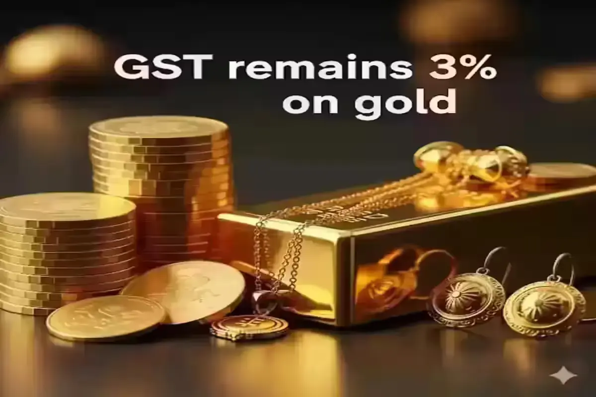 GST remains 3% on gold whether its coins bars or jewellery