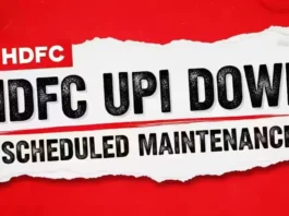 HDFC Bank UPI Down