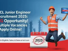 IOCL Junior Engineer Recruitment 2025