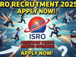 ISRO Recruitment 2025 Apply