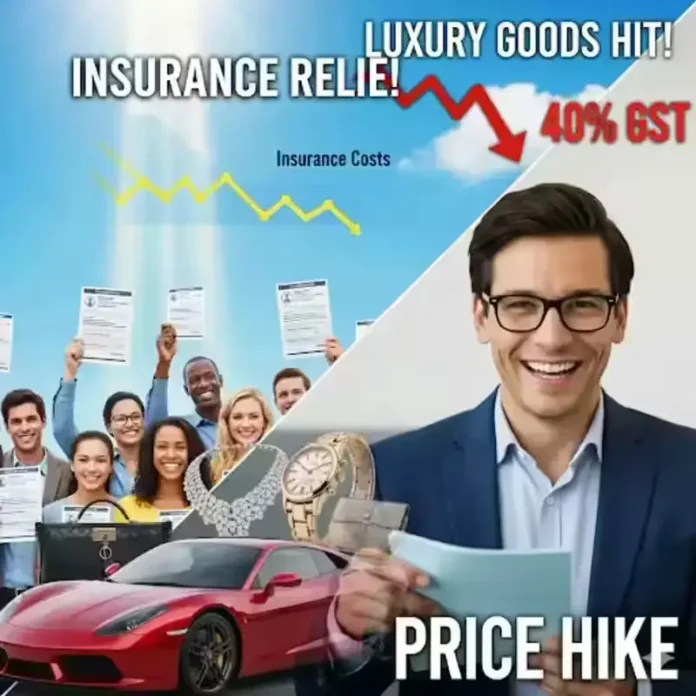 Insurance Gets Relief Luxury Goods Faces 40 Percent GST