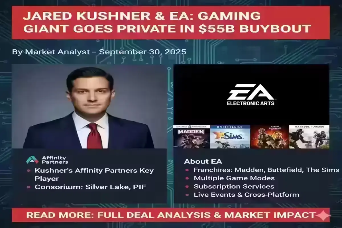 Jared Kushner & EA - EA to Go Private in $55B Buyout