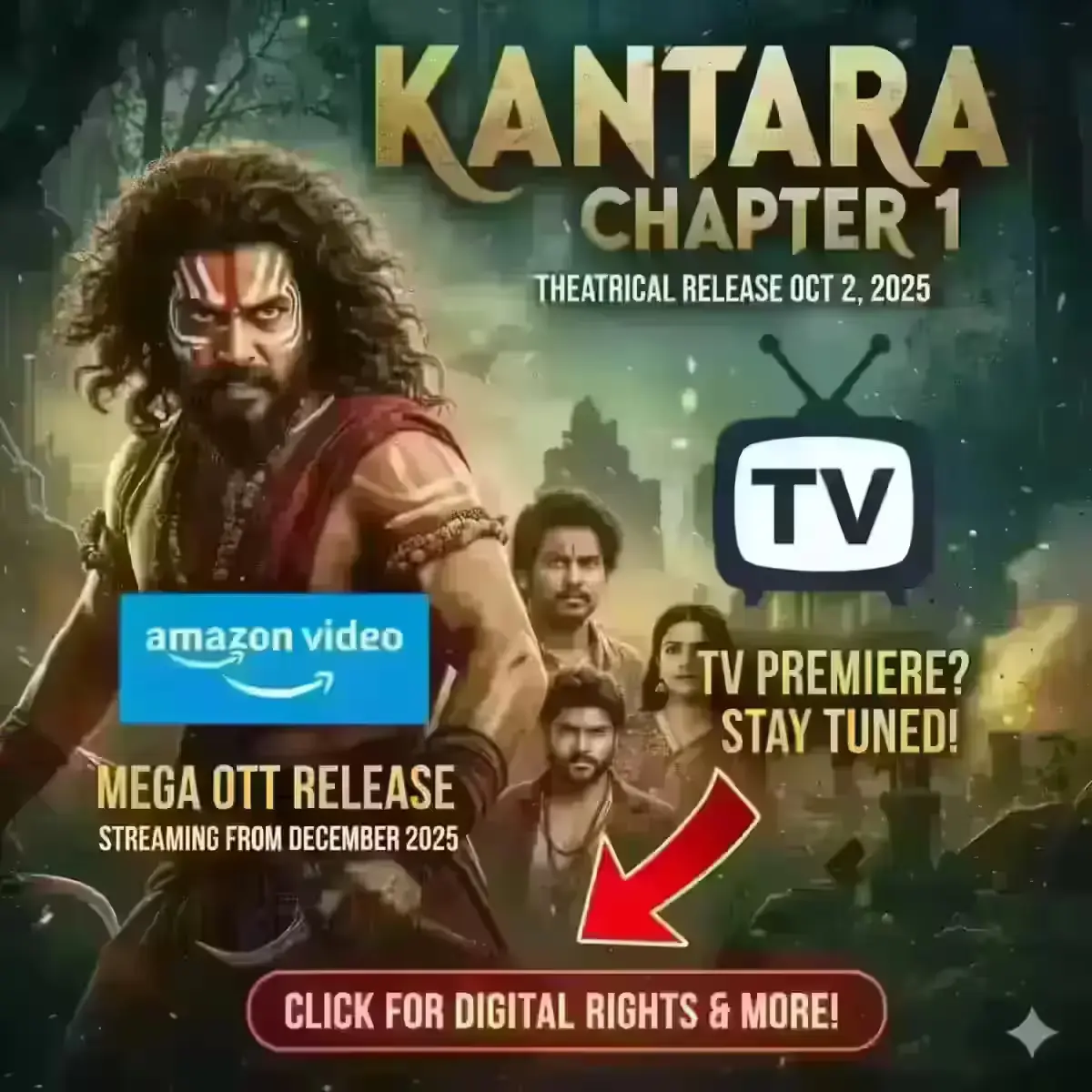 Kantara Chapter 1 OTT&TV Release