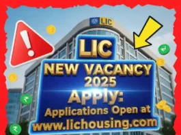 LIC New Vacancy 2025 Apply