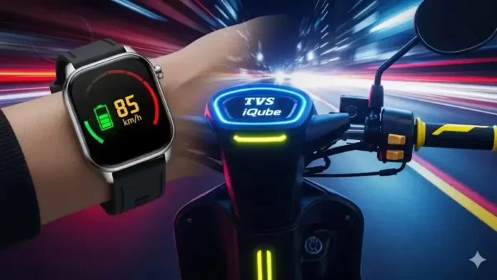 TVS Motor, Noise introduce India’s first EV-Smartwatch