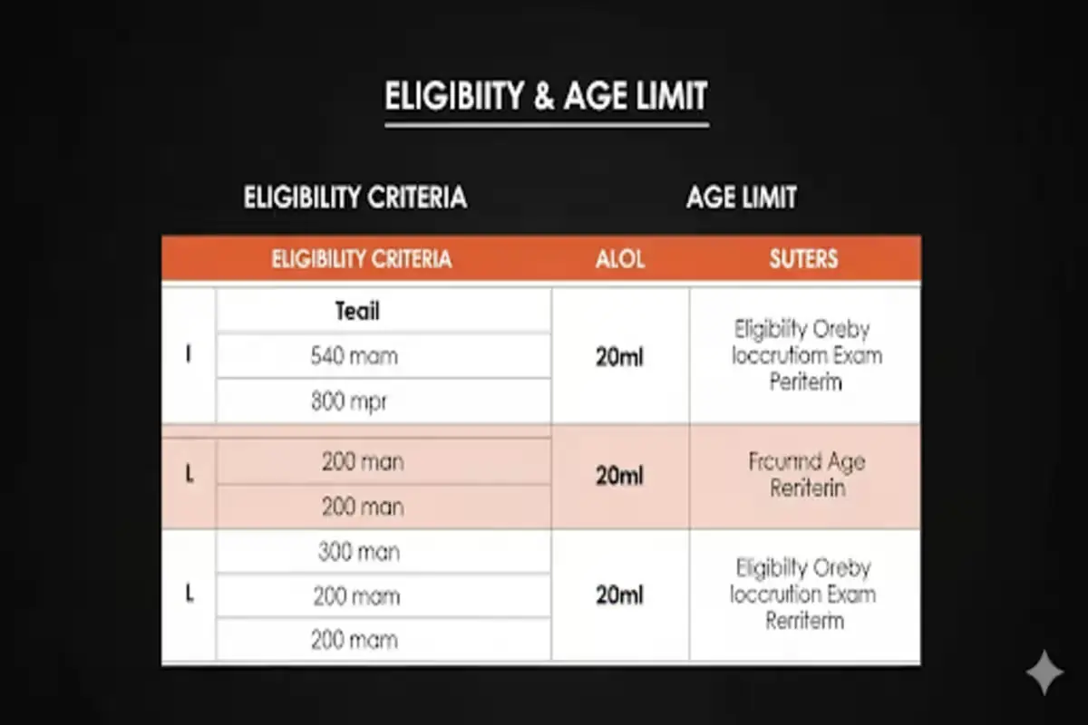 RBI Grade B Eligibility & Age Limit