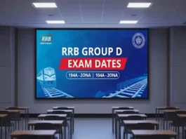 RRB Group D Exam Dates 2025