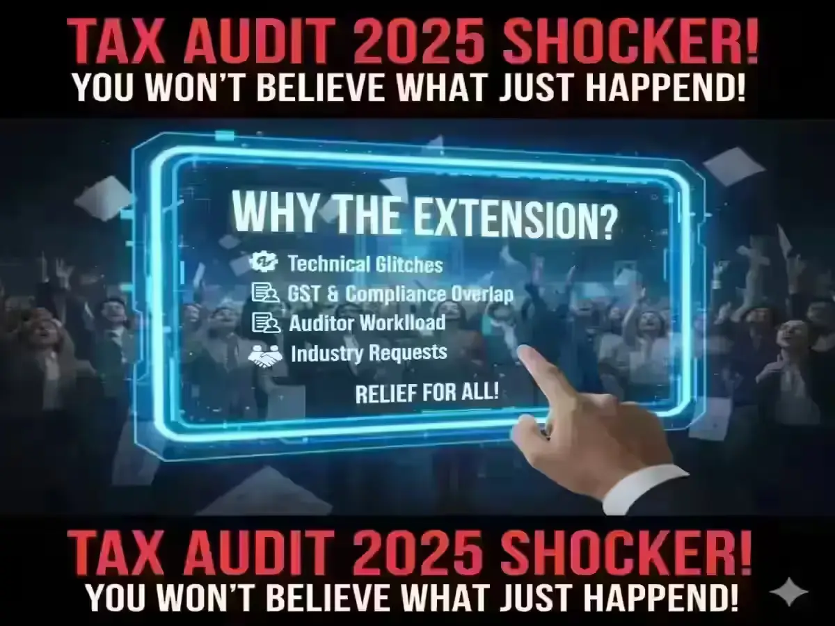 Reason to tax audit extension!
