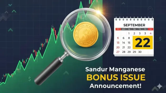 Sandur Manganese Announced 2:1 Bonus Issue
