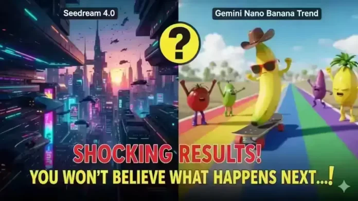 Seedream 4.0 vs Gemini Nano Banana Trend