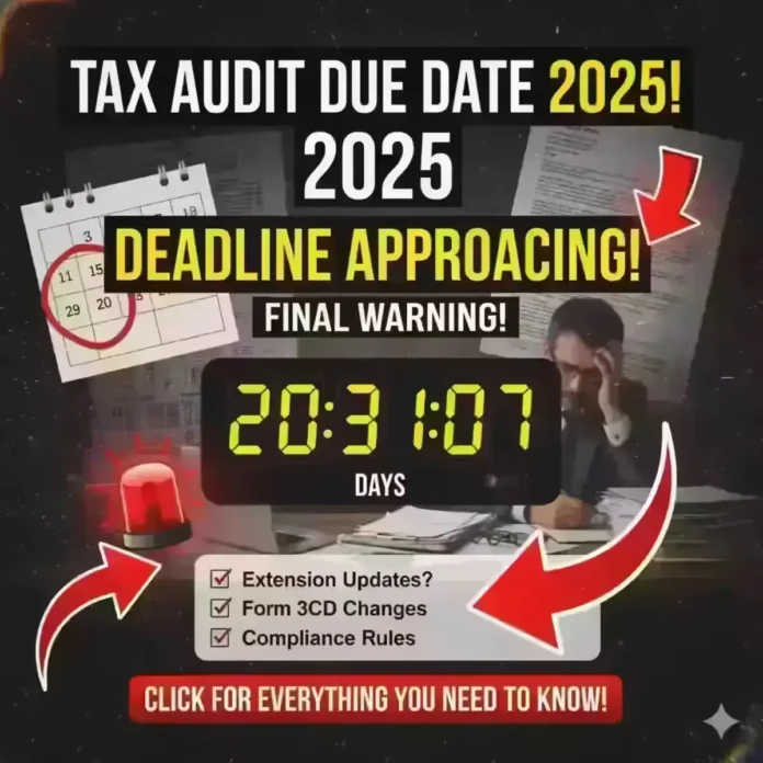 Tax Audit Due Date 2025