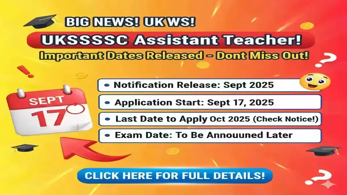 UKSSSC Assistant Teacher Import