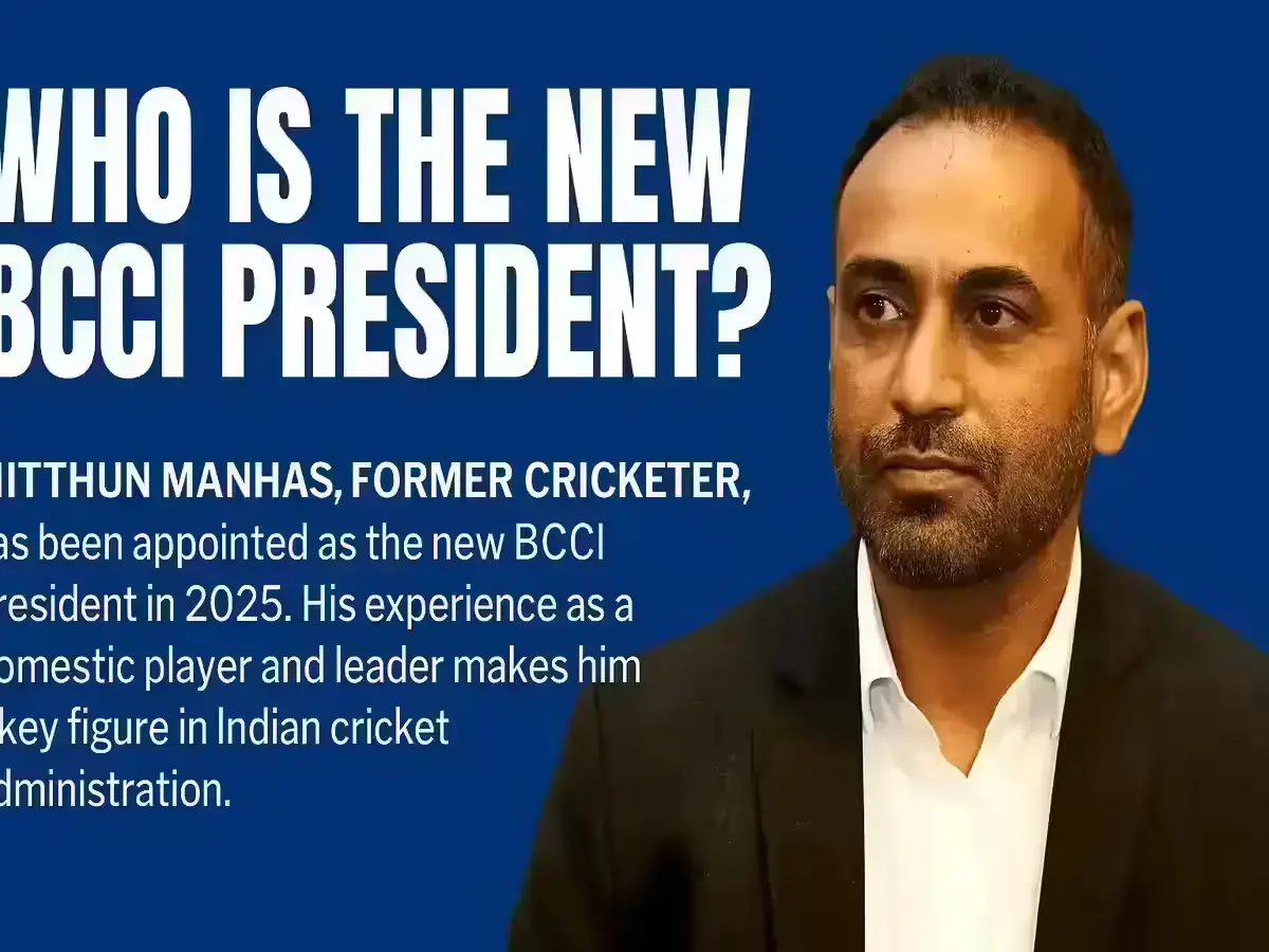 Who is the new BCCI President