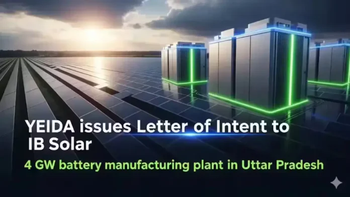 YEIDA issues Letter of Intent to IB Solar to setup manufacturing plant in Uttar Pradesh