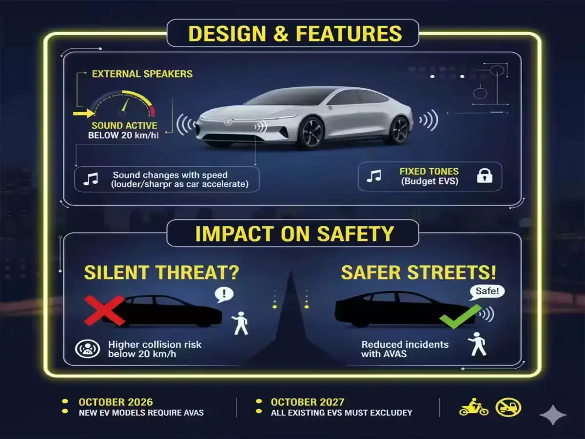 acoustic alert systems in EVs design & features
