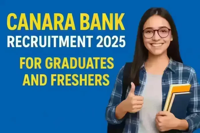 canara bank recruitment 2025