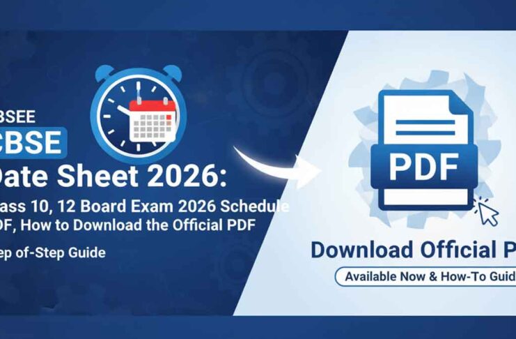 CBSE Date Sheet 2026: Class 10, 12 Board Exam 2026 Schedule PDF