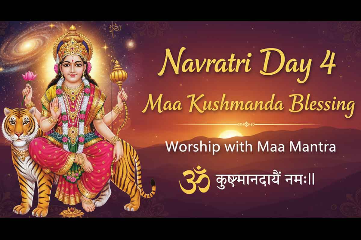 Navratri Day 4 Maa Kushmanda Blessing: Worship with Maa Mantra