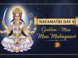 Navaratri Day 8 Goddess - Maa Mahagauri Blessing & Maa Mantra