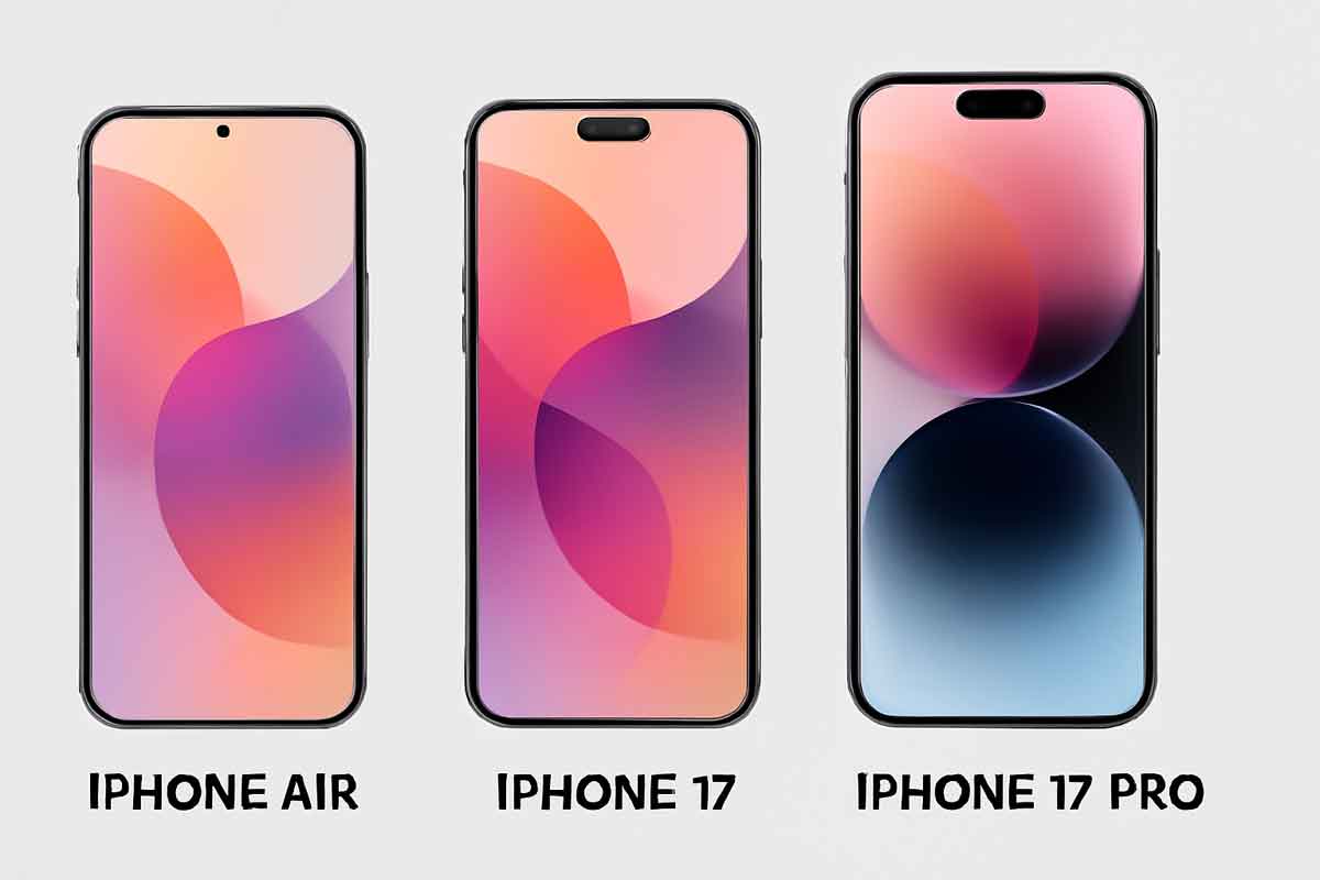 iPhone Air vs iPhone 17 vs iPhone 17 Pro – Lighter, Faster, and Affordable After GST Cut