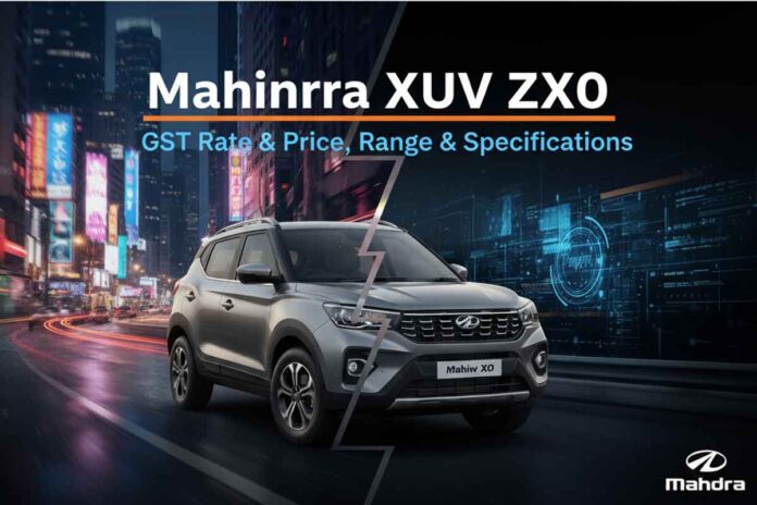 Mahindra XUV 3XO GST Rate & Price, Range & Specifications