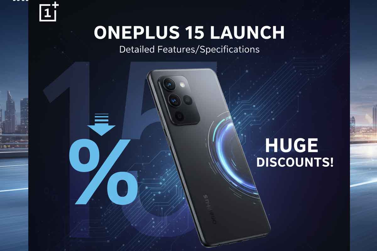 OnePlus 15 Launch - Detailed Features/specifications, Price After GST Cut from 28% to 18% & Discounts OnePlus 15 Launch - Detailed Features/specifications, Price After GST Cut from 28% to 18% & Discounts