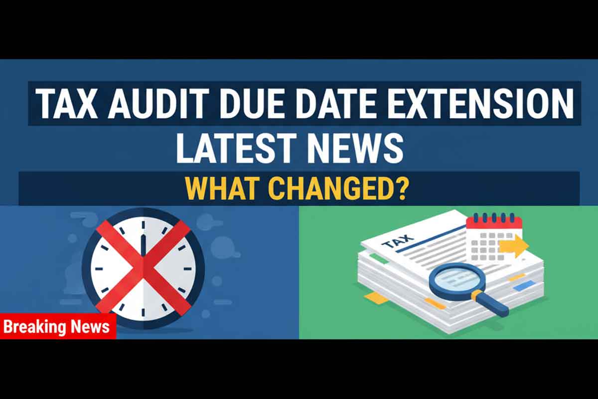 Generate a wide promotional banner image in 16:9 aspect ratio for "Tax Audit Due Date - 31 October 2025 Extension Latest News: What Changed?".
