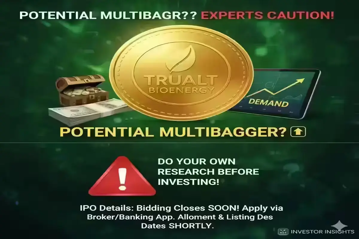 trualt bioenergy ipo gmp today
