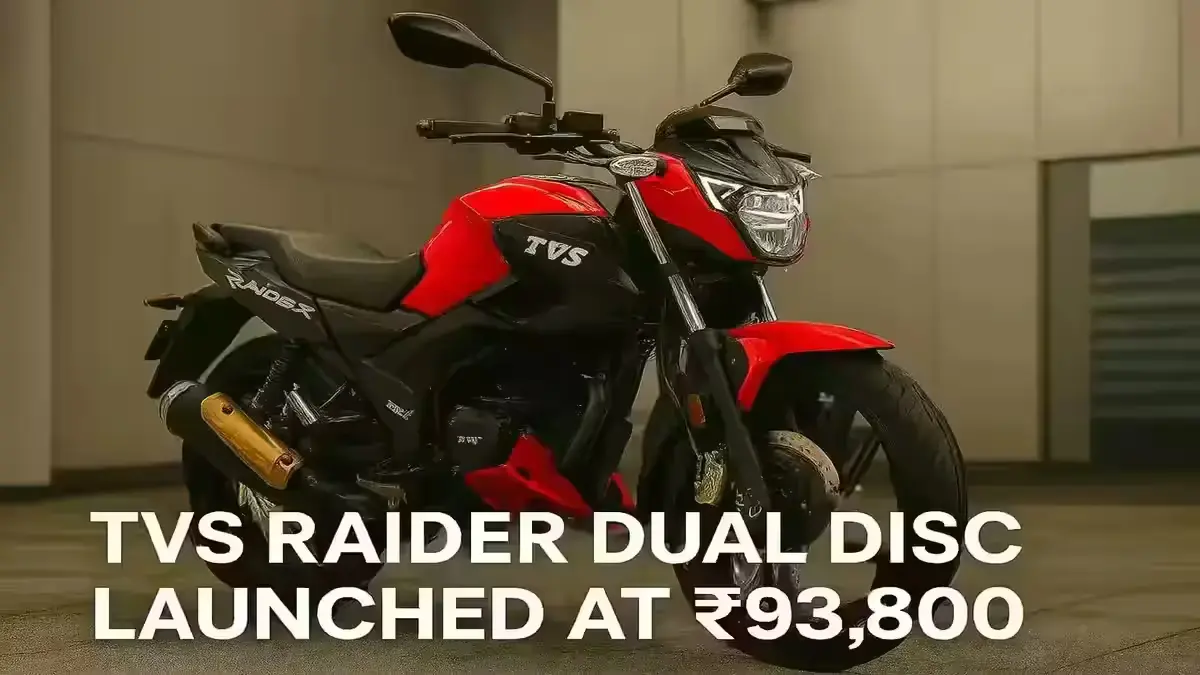 2025 TVS Raider Dual Disc Variant