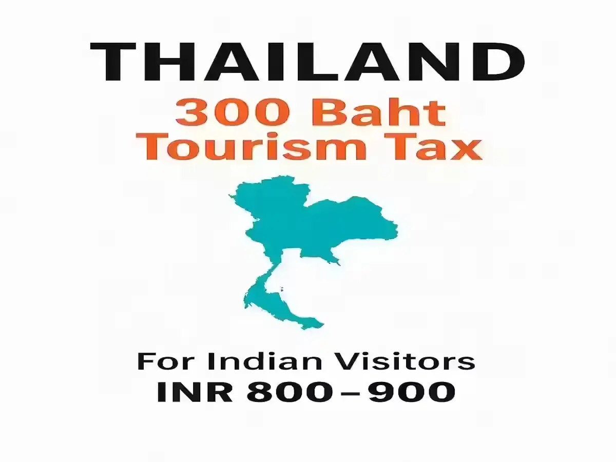 300 Baht Tourism Tax for International Travelers