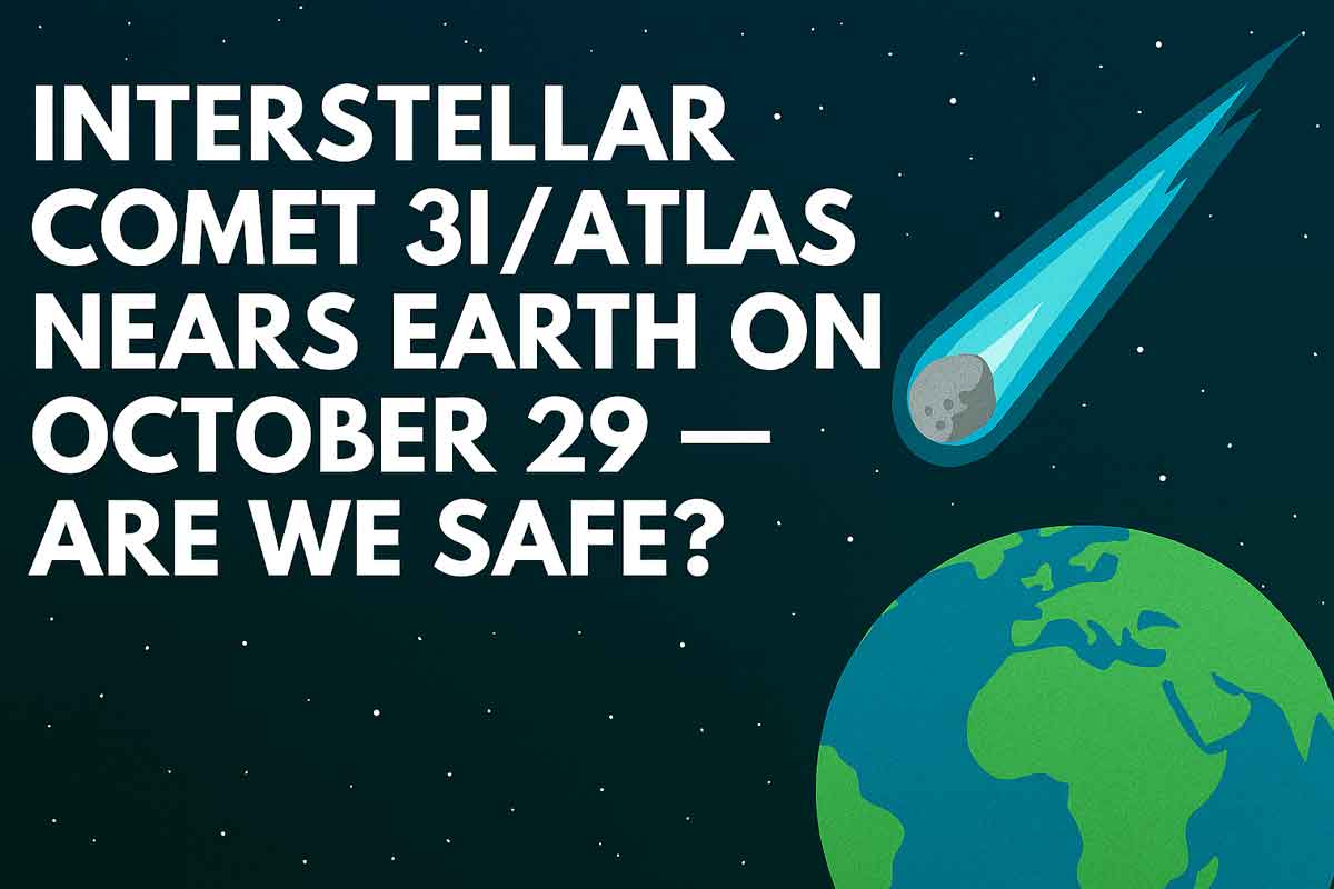 Interstellar Comet 3I/ATLAS Nears Earth on October 29 — Are We Safe? Interstellar Comet 3I/ATLAS Nears Earth on October 29 — Are We Safe?