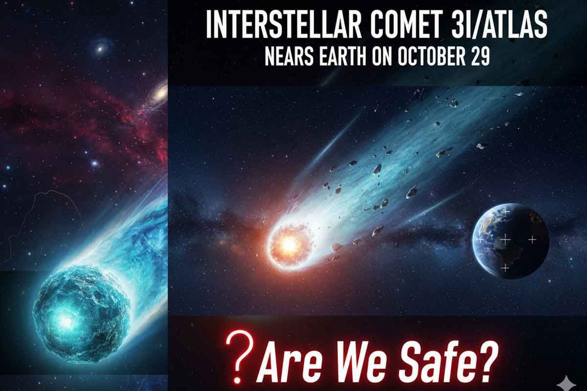 Interstellar Comet 3I/ATLAS Nears Earth on October 29 — Are We Safe? Interstellar Comet 3I/ATLAS Nears Earth on October 29 — Are We Safe?