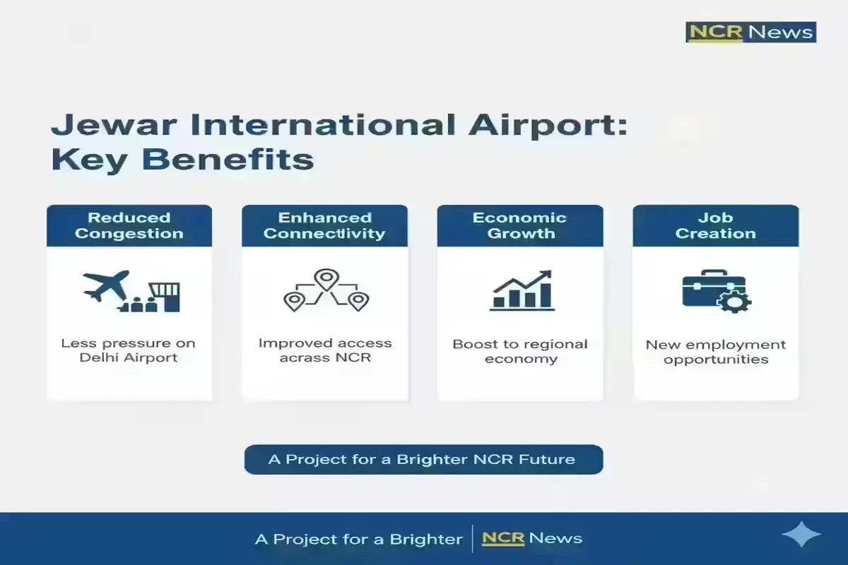 CM Yogi Adityanath Reviews Jewar International Airport in Greater Noida Today Benefits of Jewar International Airport in Greater Noida