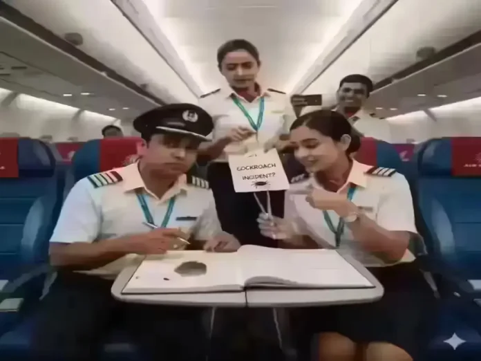 Air India cabin log entry about cockroach Air India cabin log entry about cockroach sparks viral buzz