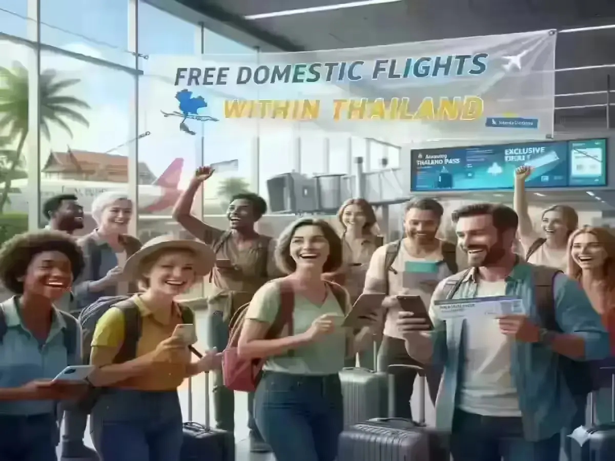Free Domestic Flights within Thailand