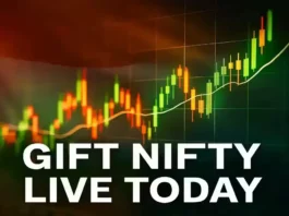Gift Nifty live today chart and market trend analysis