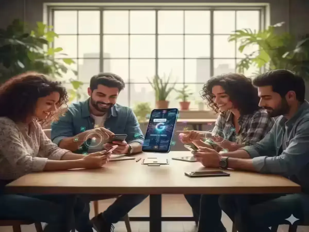 AI Mode Comes Alive: Google Rolls Out in 7 Indian Languages People using Google AI Mode in different Indian languages