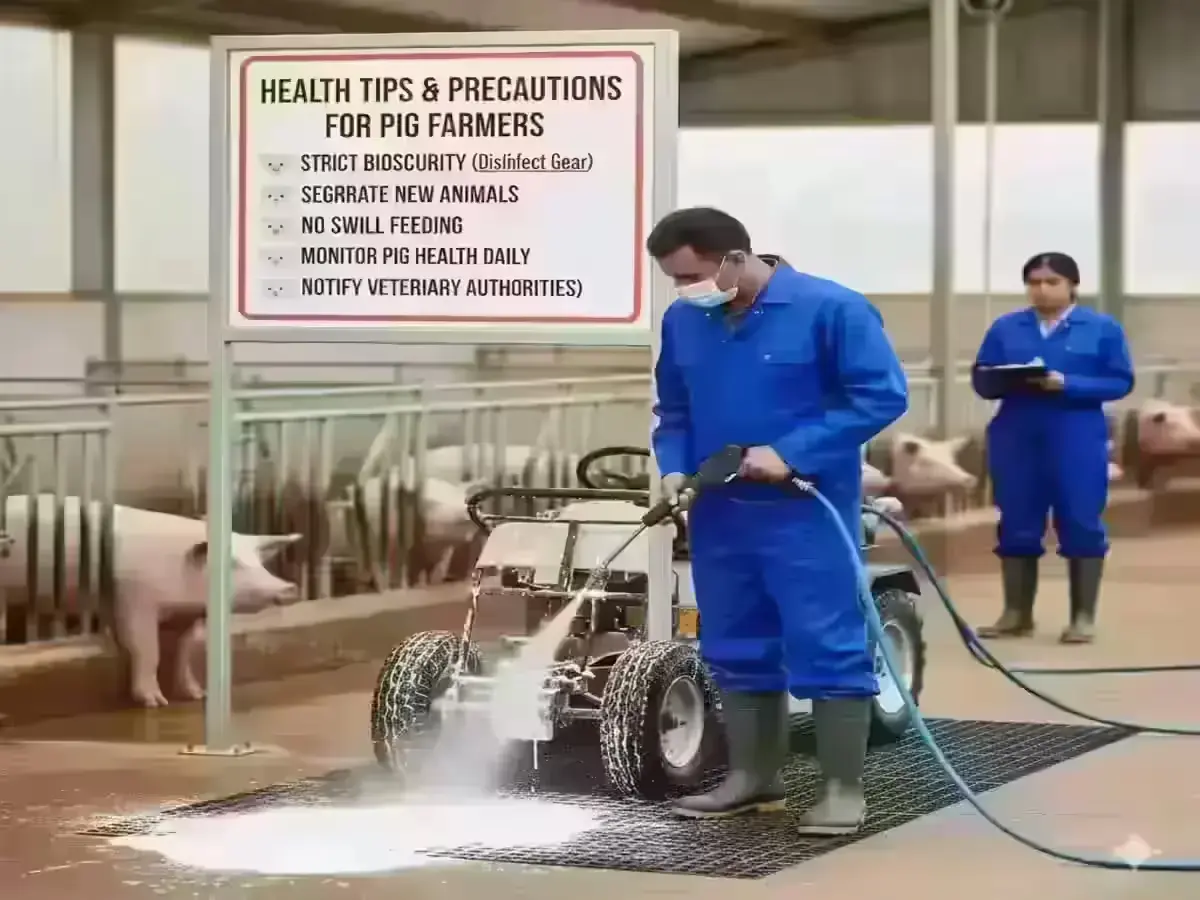 Health Tips & Precautions for Pig Farmers