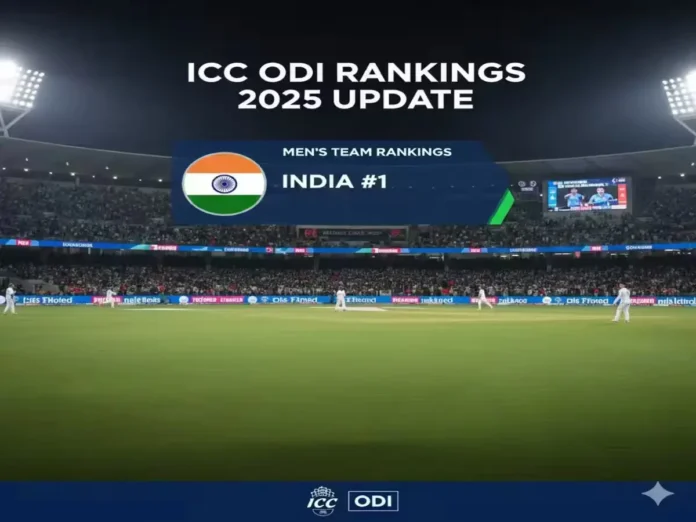 ICC ODI RANKINGS 2025 UPDATE icc odi rankings